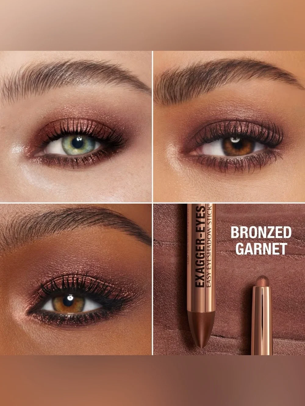 Charlotte Tilbury Exagger-Eyes Waterproof Eyeshadow Stick - Bronzed Garnet